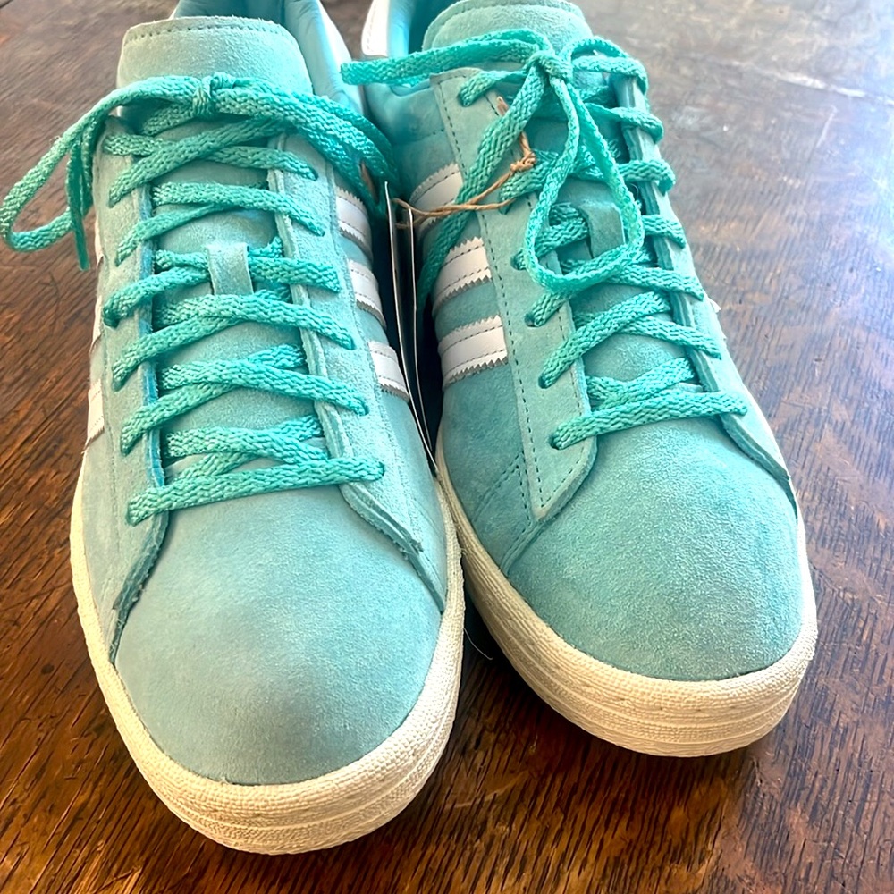 NWT Adidas Campus Suede Sneakers – Hazy Green/Teal – Women’s 8